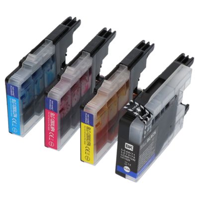 Huismerk Brother LC-1240VALBP Inktcartridge 4-kleuren Voordeelbundel