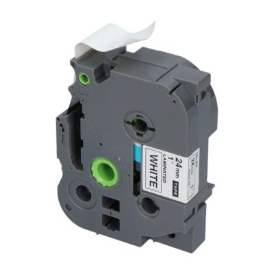 Huismerk Brother TZe-251 Tape Zwart op wit (24 mm)