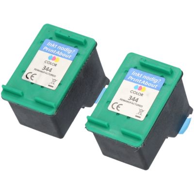 Huismerk HP 344 (C9363EE) Inktcartridge 3-kleuren Voordeelbundel