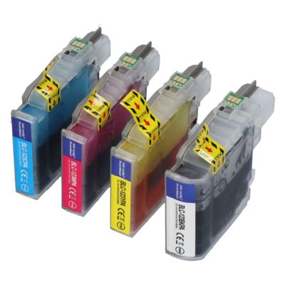 Huismerk Brother LC-123VALBP Inktcartridge 4-kleuren Voordeelbundel