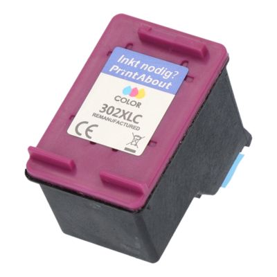 Huismerk HP 302XL (F6U67AE) Inktcartridge 3-kleuren Hoge capaciteit