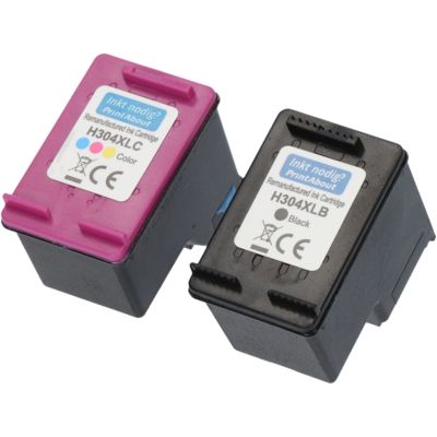 Huismerk HP 304XL (3JB05AE) Inktcartridge Zwart + 3-kleuren Voordeelbundel Hoge capaciteit
